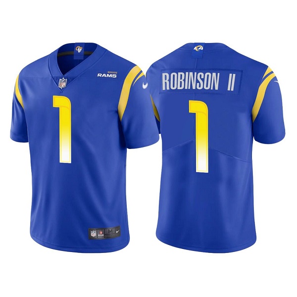 Men's Los Angeles Rams Allen Robinson II Royal Vapor Untouchable Limited Stitched Football Jersey Men's Los Angeles Rams Allen Robinson II Royal Vapor Untouchable Limited Stitched Football Jersey